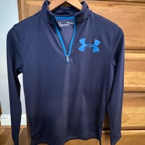 Youth medium UA / Under Armour - quarter zip athletic shirt